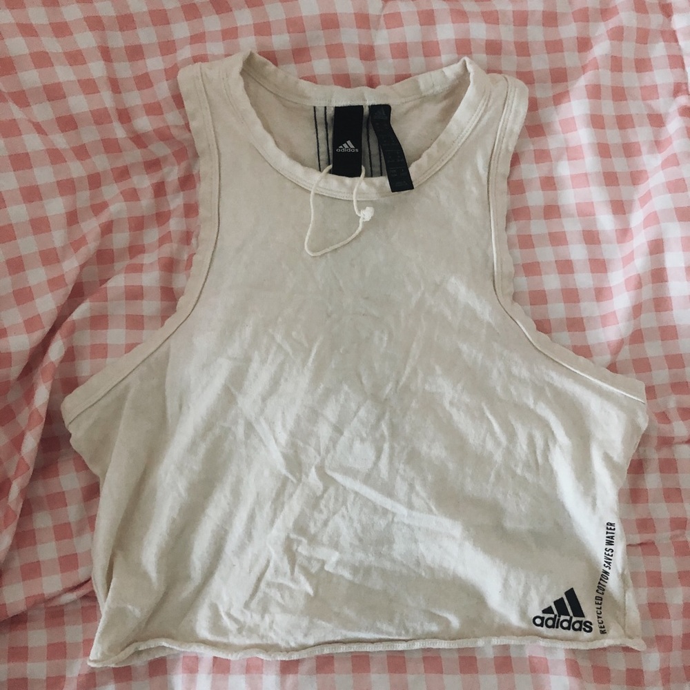 Adidas cropped tank top (NWOT)